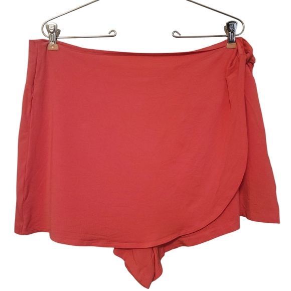 Athleta Womens Activewear Release Wrap Skort Built-in Shorts Size XL Pink - Picture 6 of 10